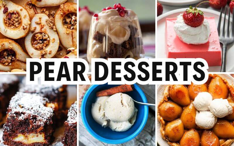pear desserts