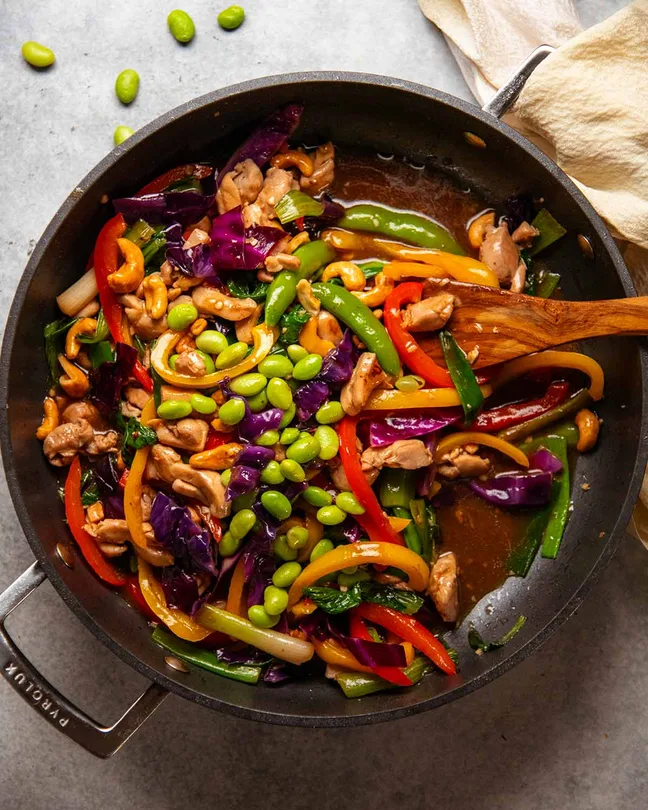 🌈 Rainbow Chicken Stir Fry 🌈