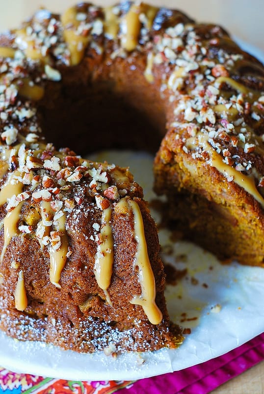 Apple Pumpkin Bundt Cake