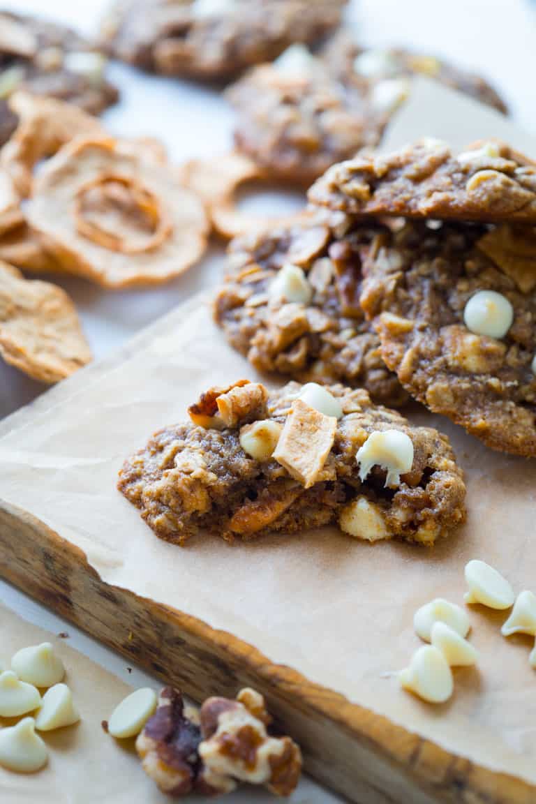 Apple Walnut Oatmeal Cookies