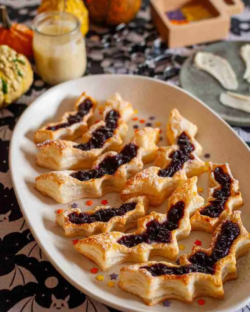 Blueberry Crème Bats For Halloween