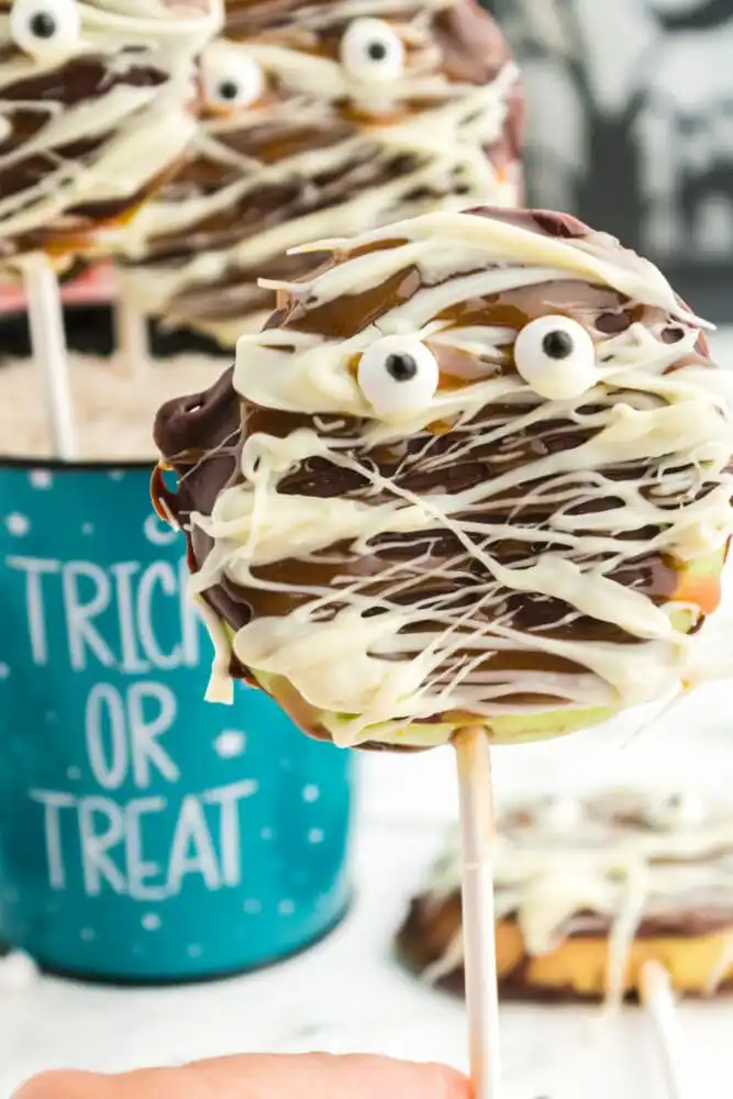 Caramel Apple Mummies