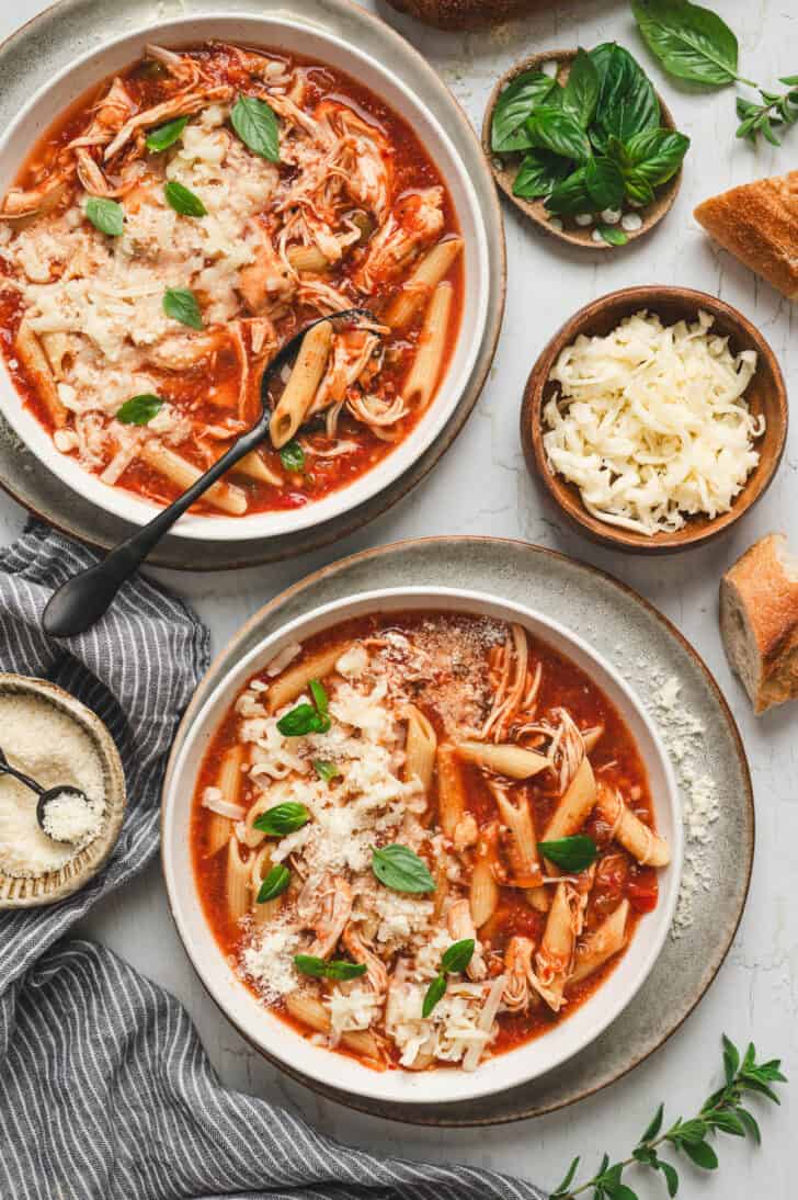 Chicken Parmesan Soup