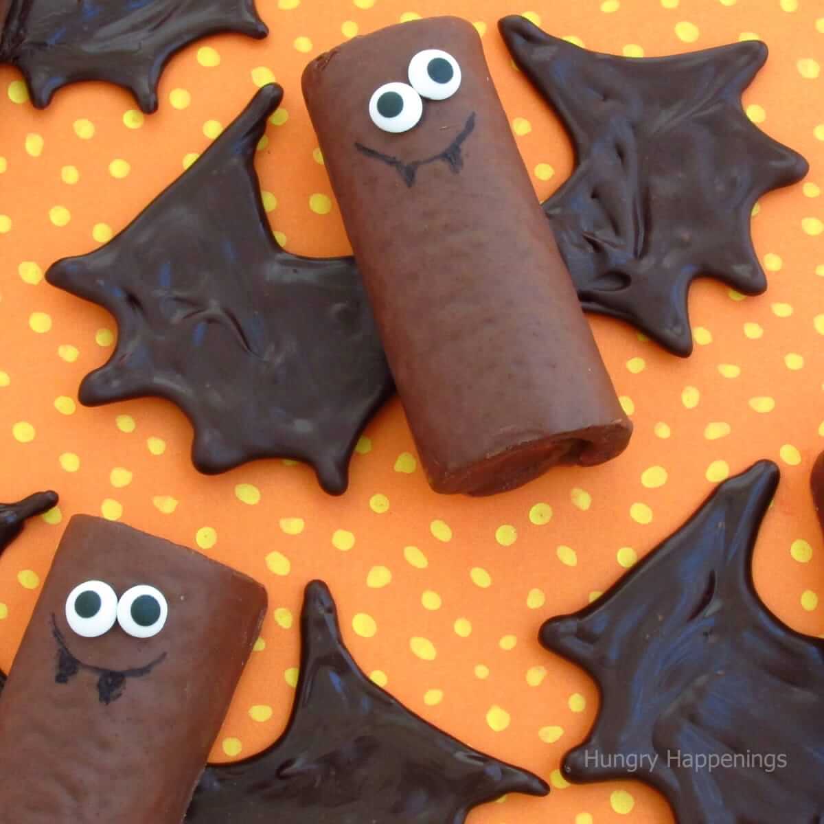 Chocolate Snack Cake Bats
