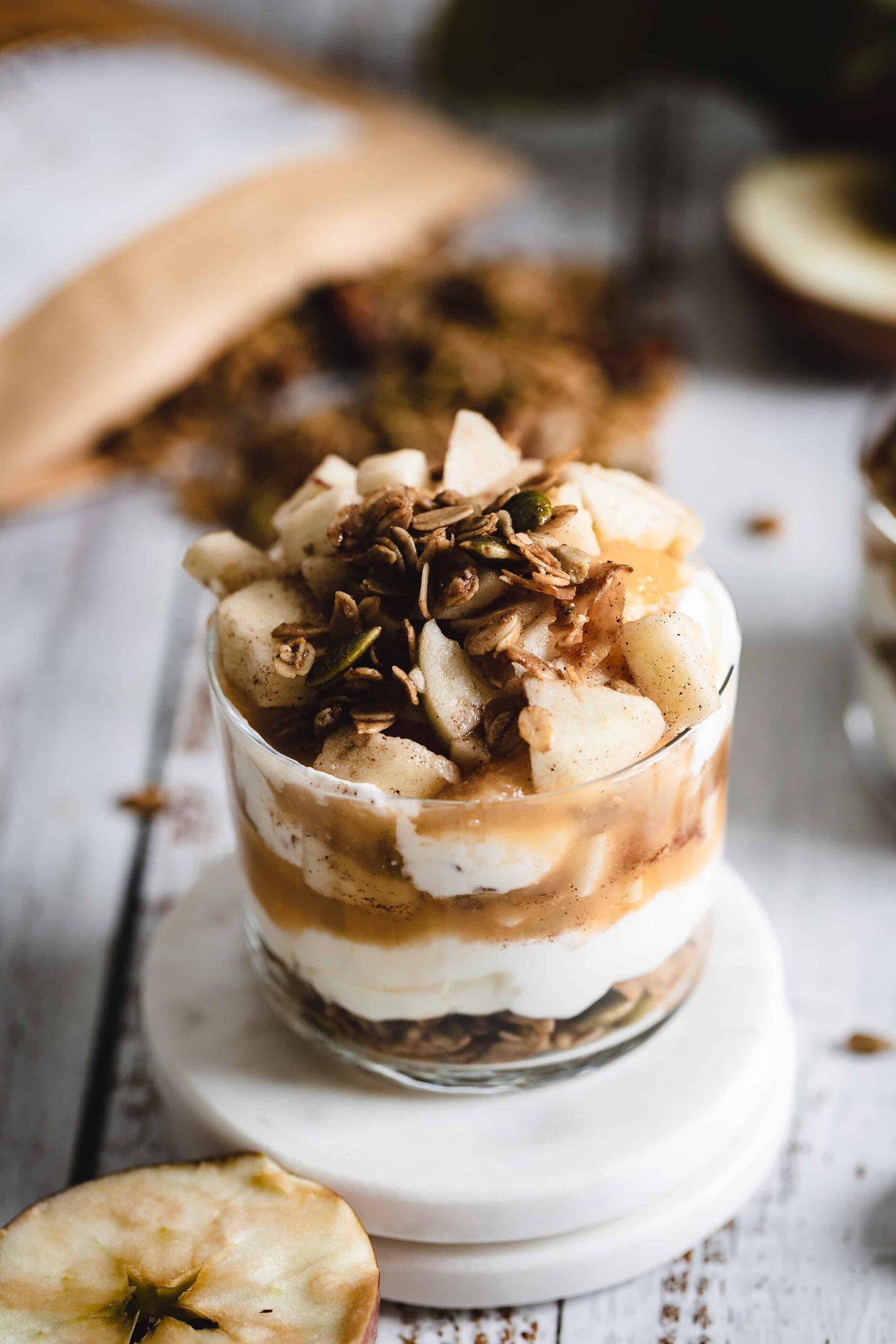 Cinnamon Apple Yogurt Parfait Recipe