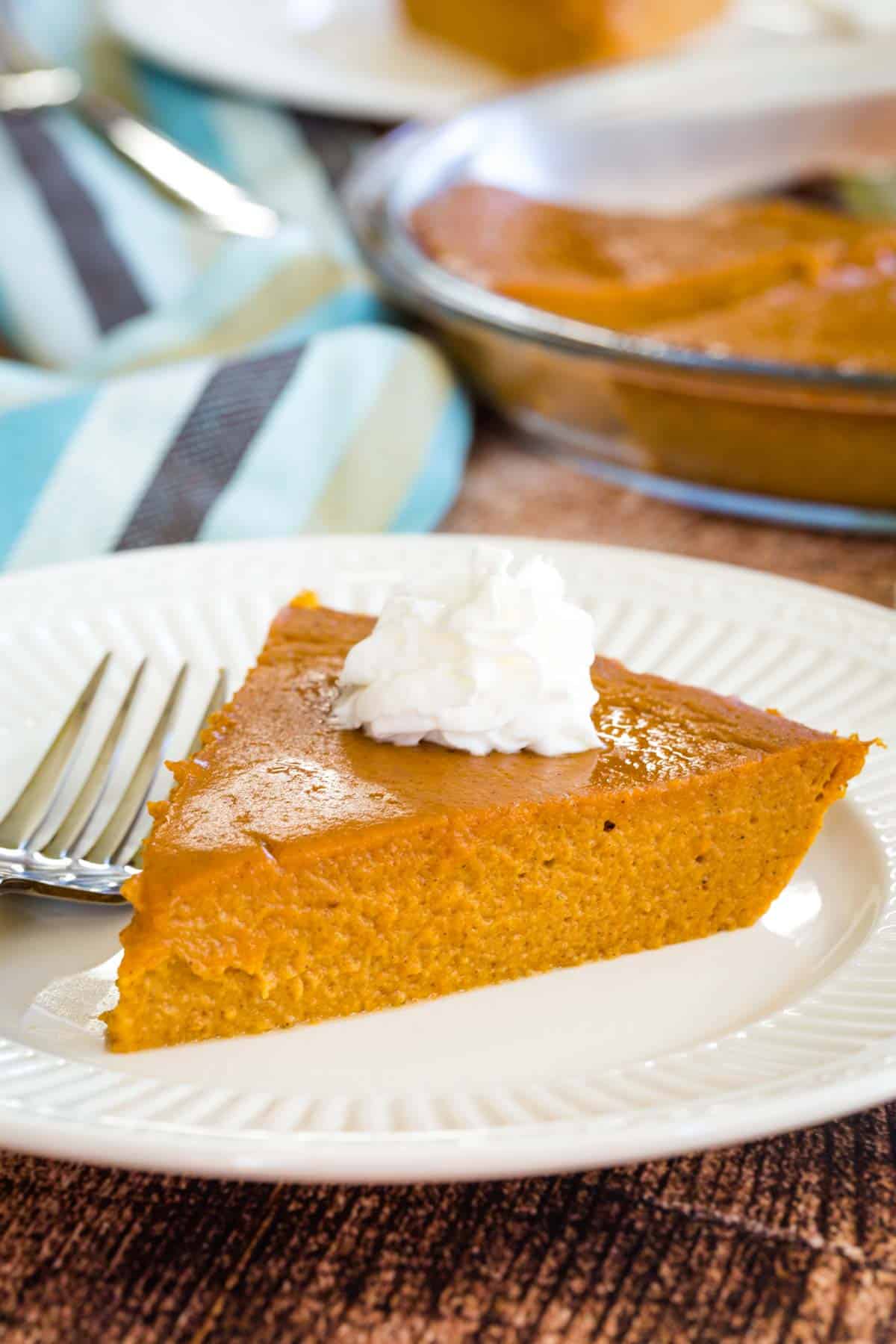 Crustless Pumpkin Pie