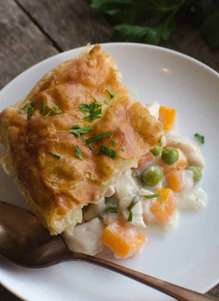 Easiest Chicken Pumpkin Pot Pie
