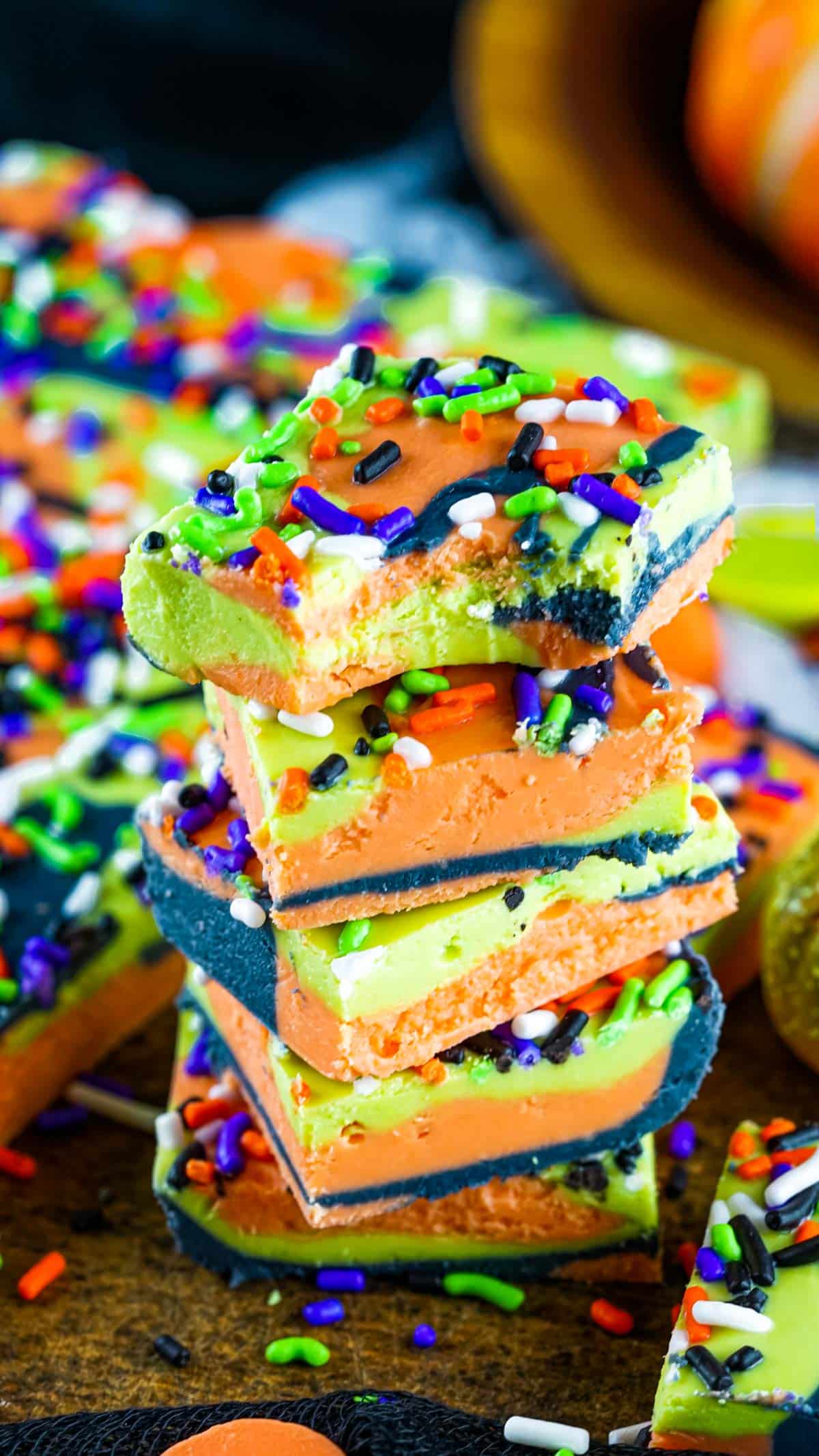 Easy Halloween Party Fudge {3- ingredients}