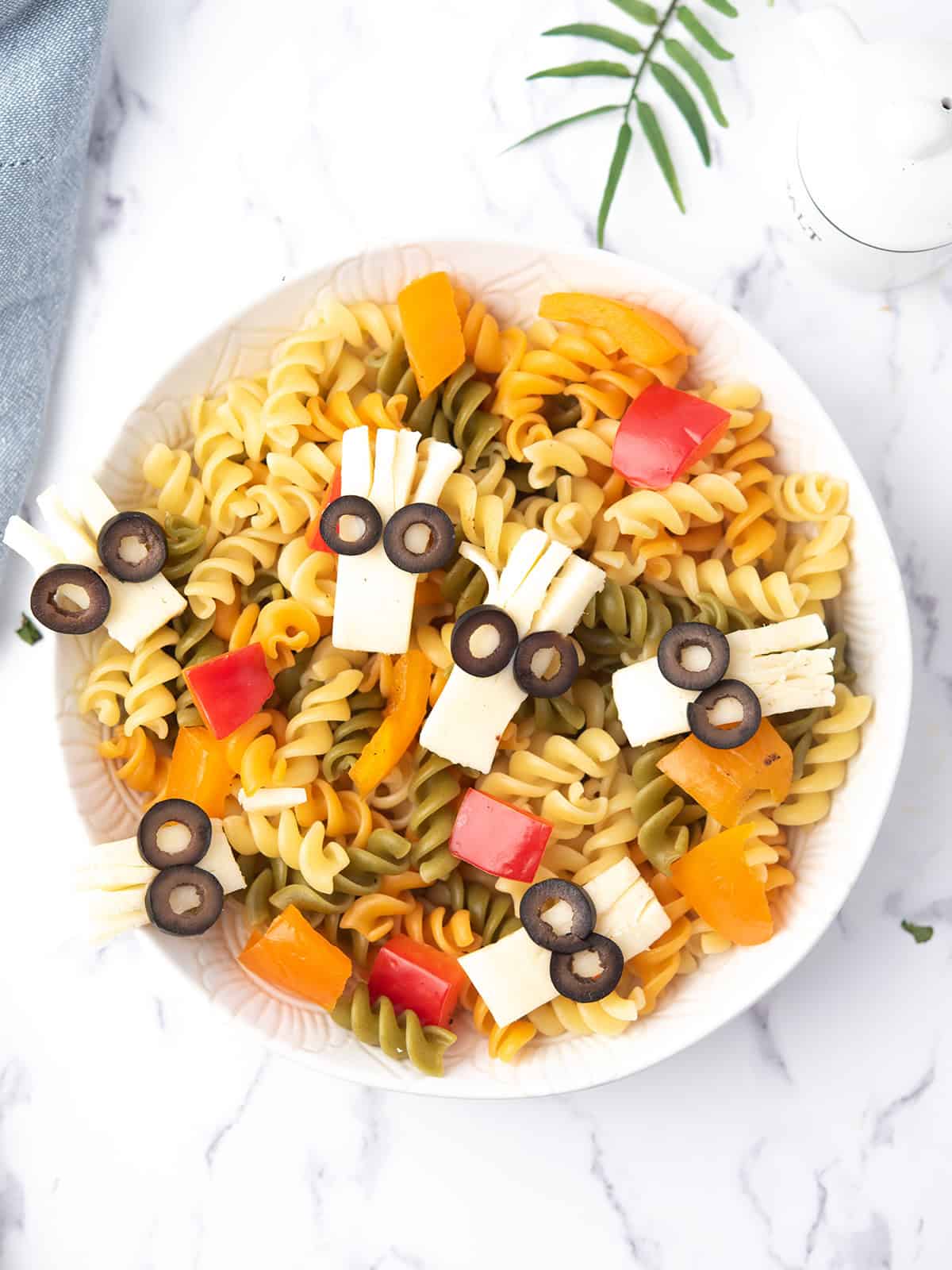 Easy Halloween Pasta Salad
