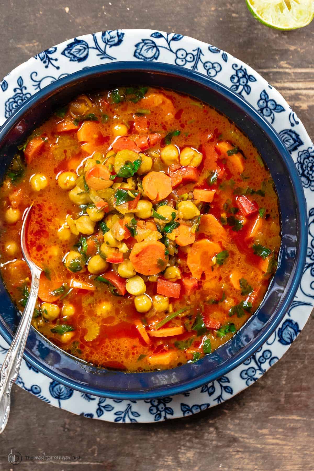 Easy Mediterranean Chickpea Soup Recipe