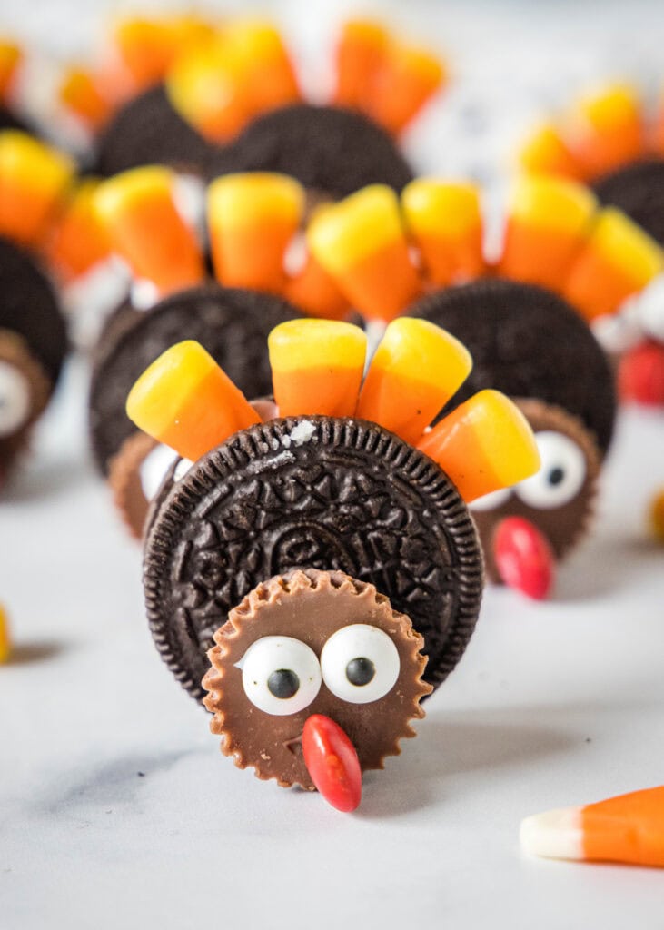 Easy and Fun Oreo Turkey Cookies