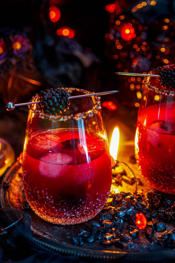 Halloween Black Cranberry Margarita