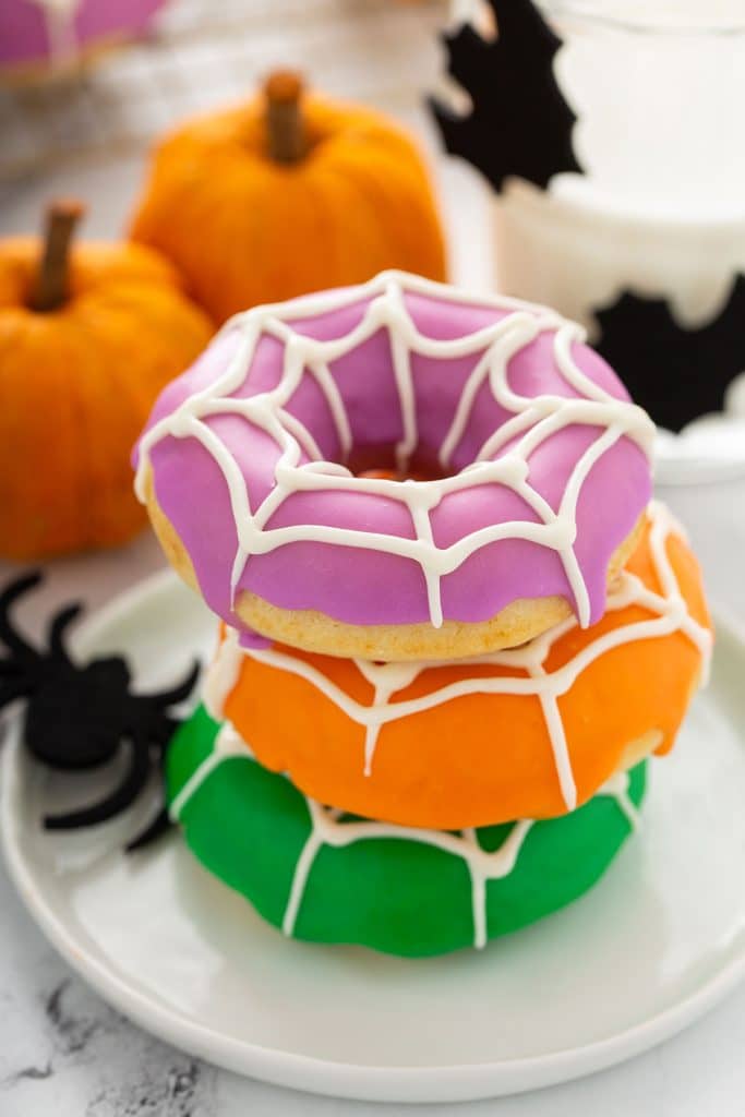 Halloween Donuts (Baked)
