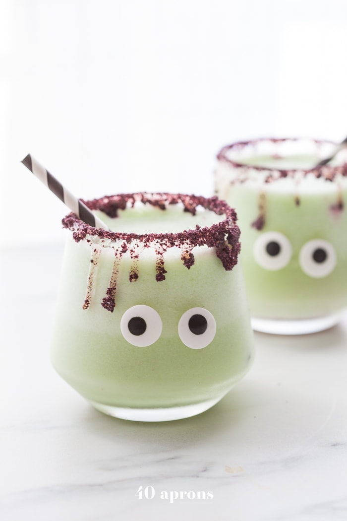 Halloween Margaritas "Monsteritas" (Cucumber Jalapeño)