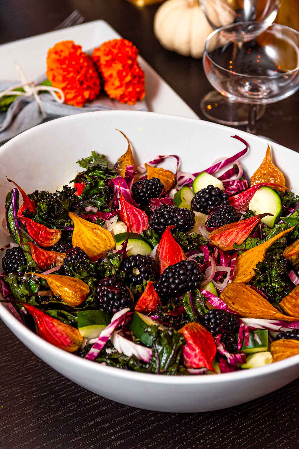 Halloween Roasted Beet Salad