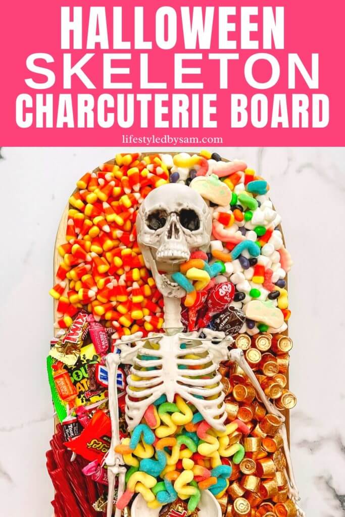 Halloween Skeleton Charcuterie Board