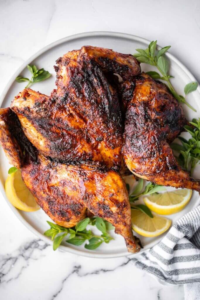 Harissa Spatchcock Chicken