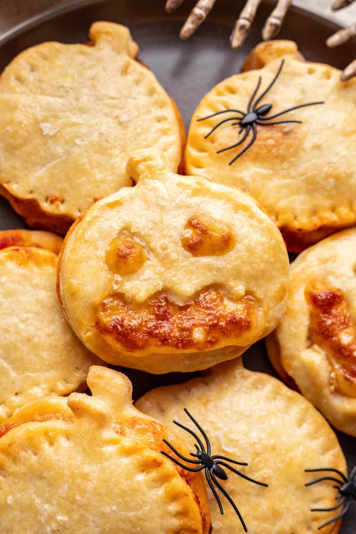 Jack O Lantern Pizza Rolls