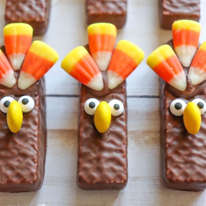 No-Bake Turkey Wafer Cookies