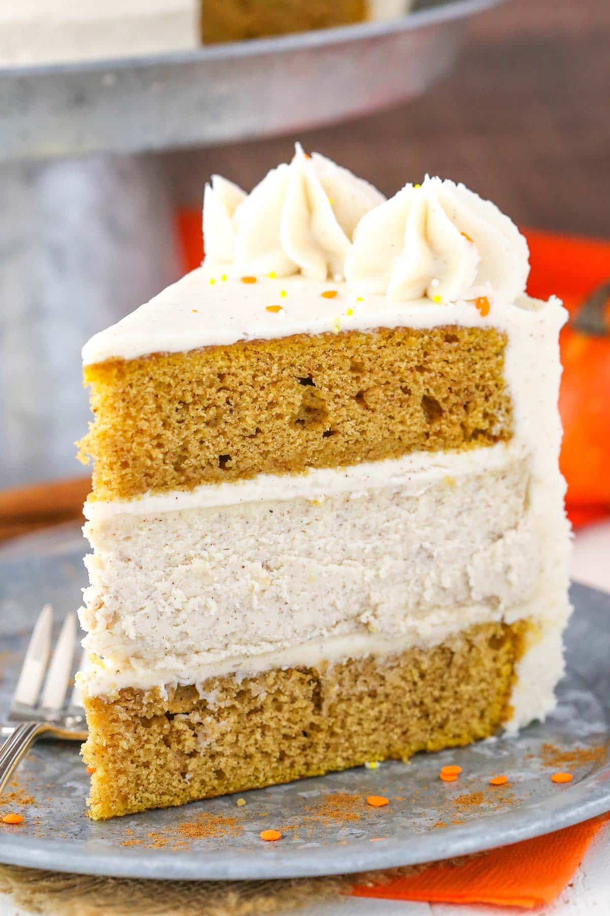 Pumpkin Cheesecake Layer Cake
