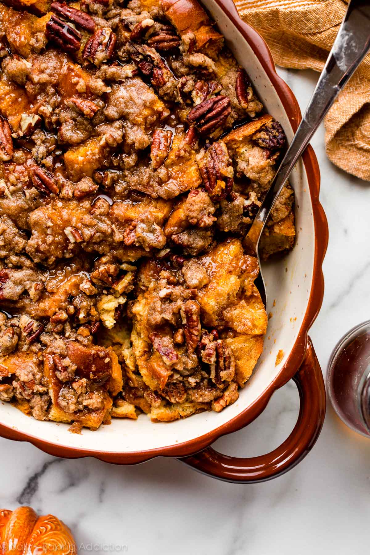 Pumpkin French Toast Casserole