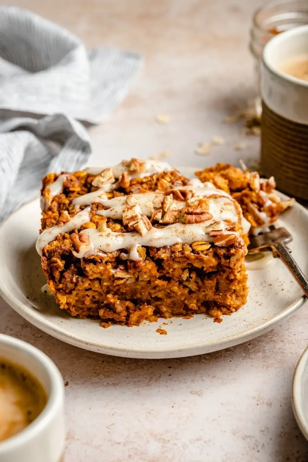 Pumpkin Pie Baked Oatmeal