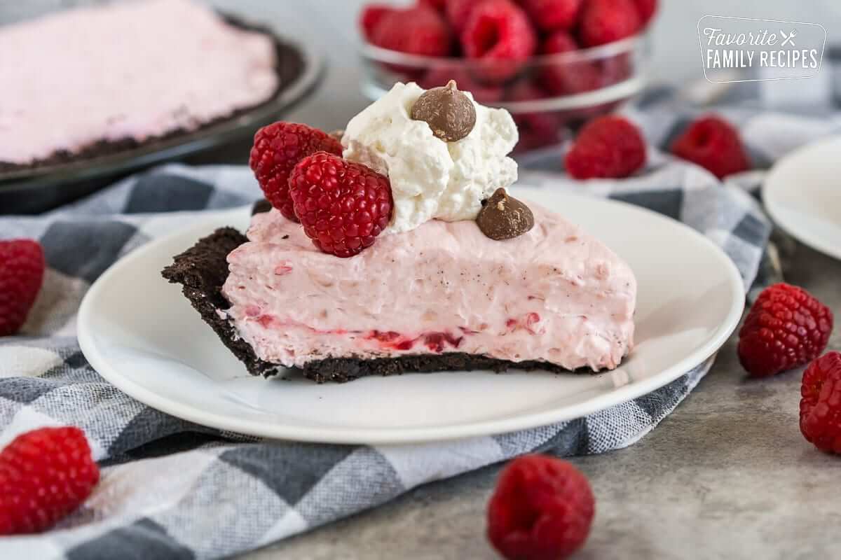 Raspberry Cream Pie