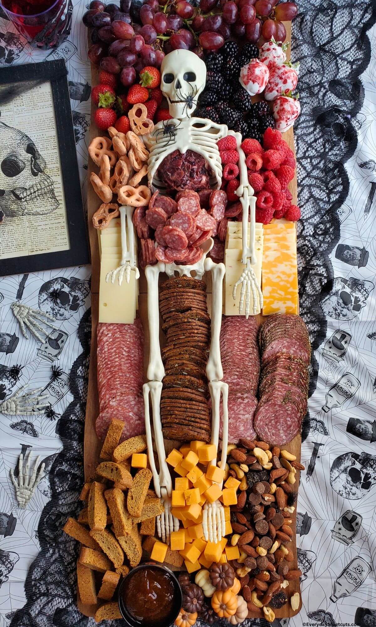 Skeleton Charcuterie Board