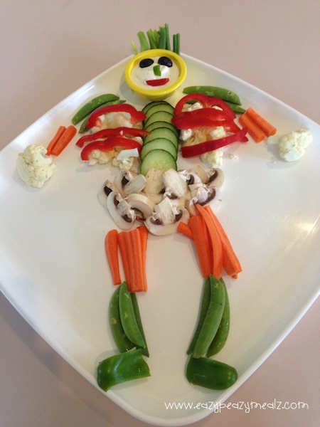Skeleton Veggie Tray