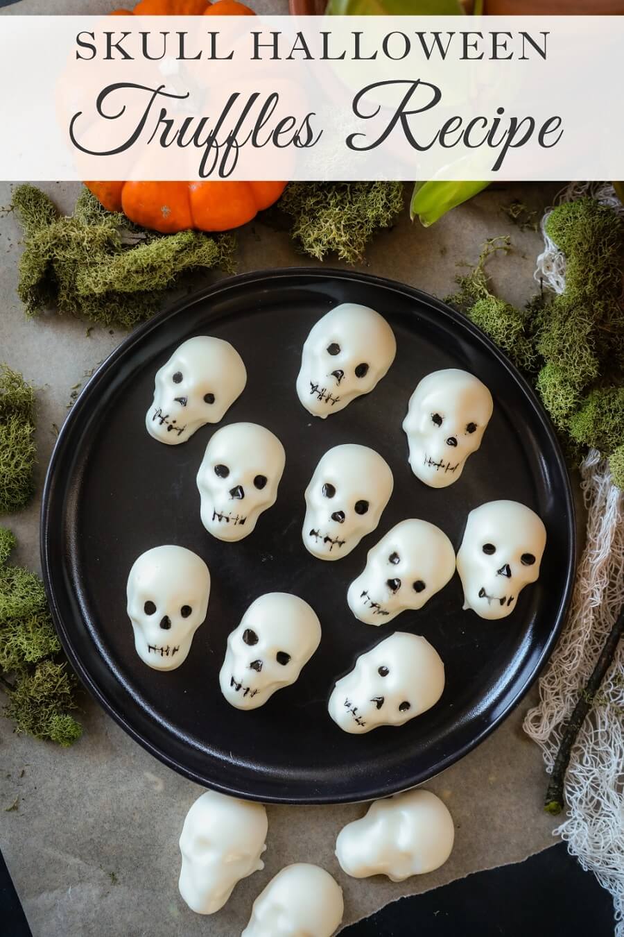 Skull Halloween Truffles