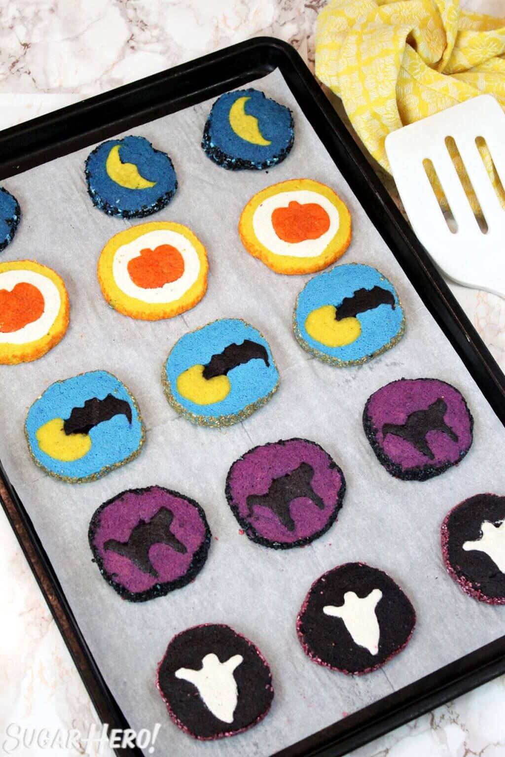 Slice and Bake Halloween Cookies