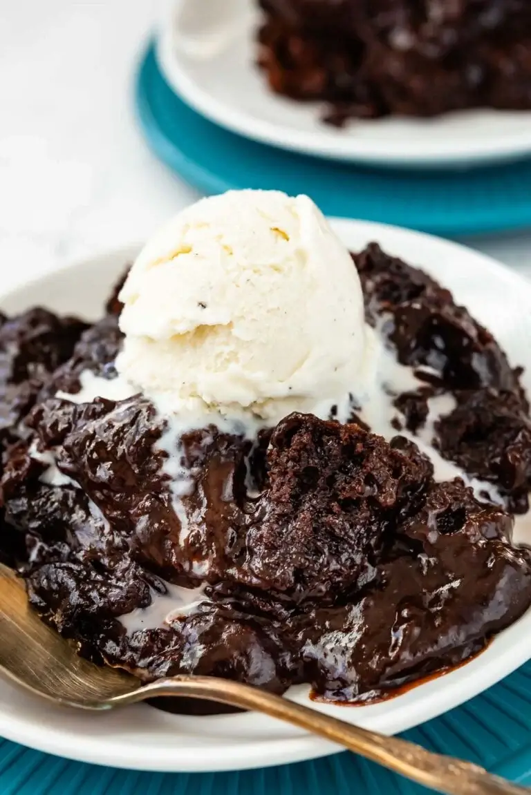 Slow Cooker Brownie Pudding