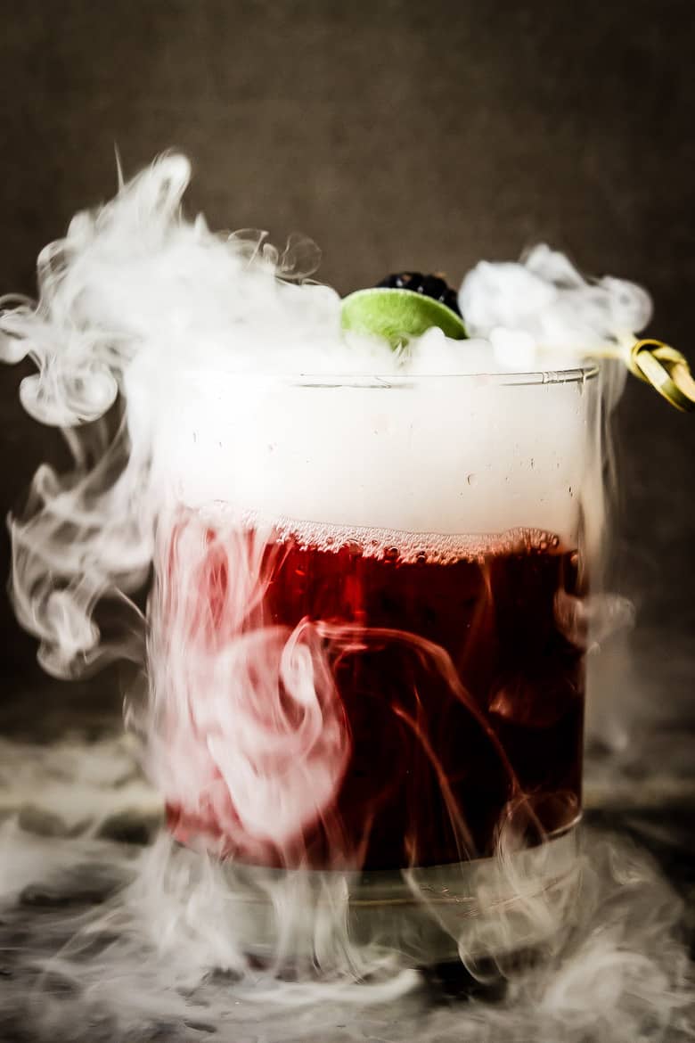 Smoking Blackberry Sage Margarita Recipe