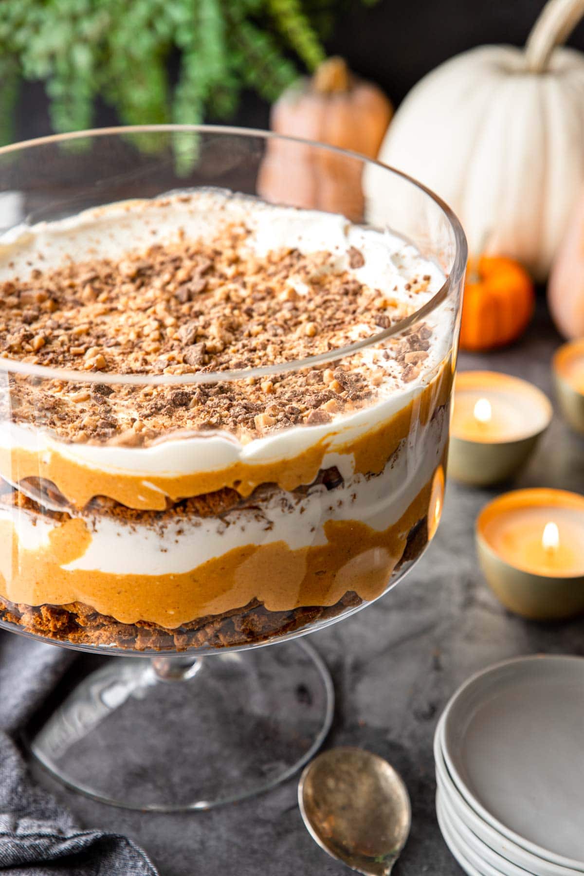 Thanksgiving Pumpkin Trifle Dessert