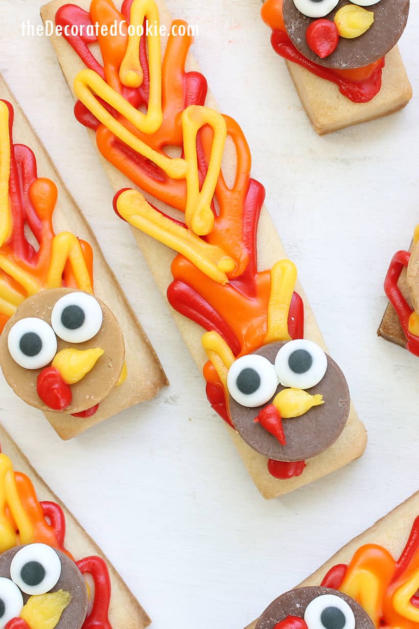 Turkey Cookie Sticks