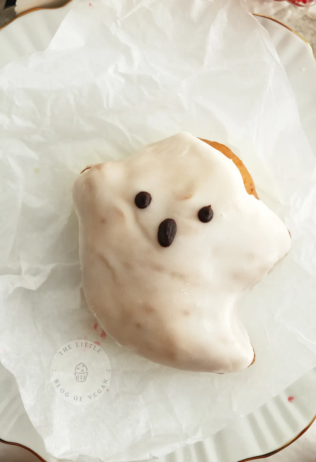 Vegan Ghost Doughnuts