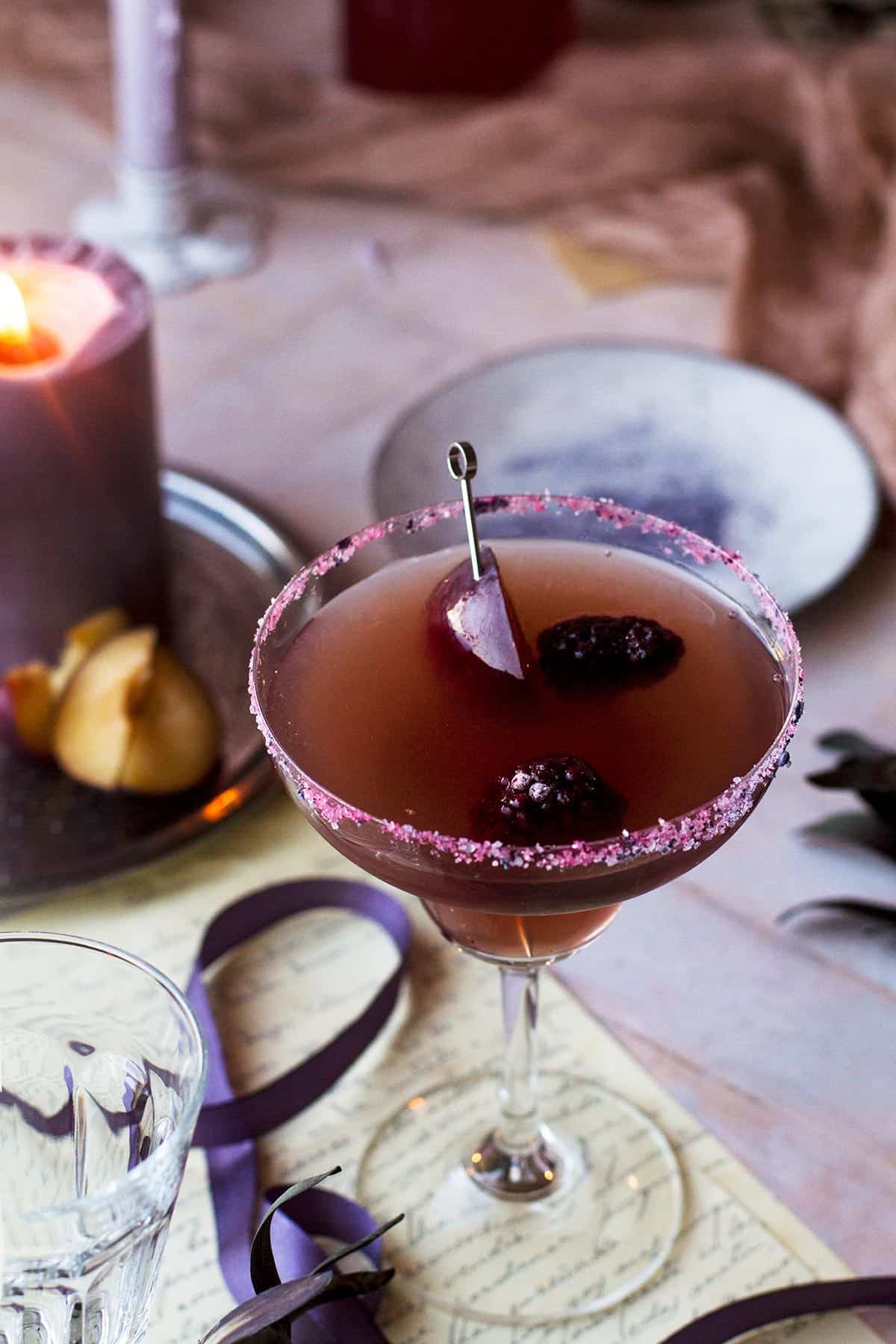 Witches Brew Plum Halloween Margarita