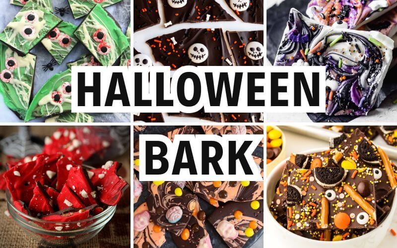 halloween bark