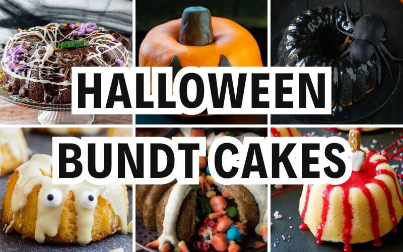 halloween bundt cakes