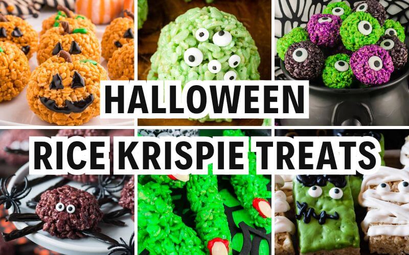 halloween rice krispie treats