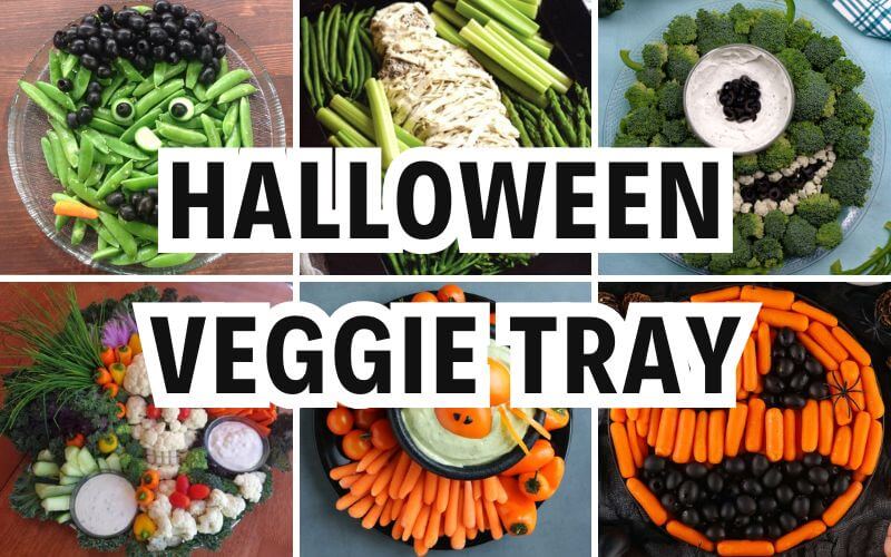 halloween veggie tray