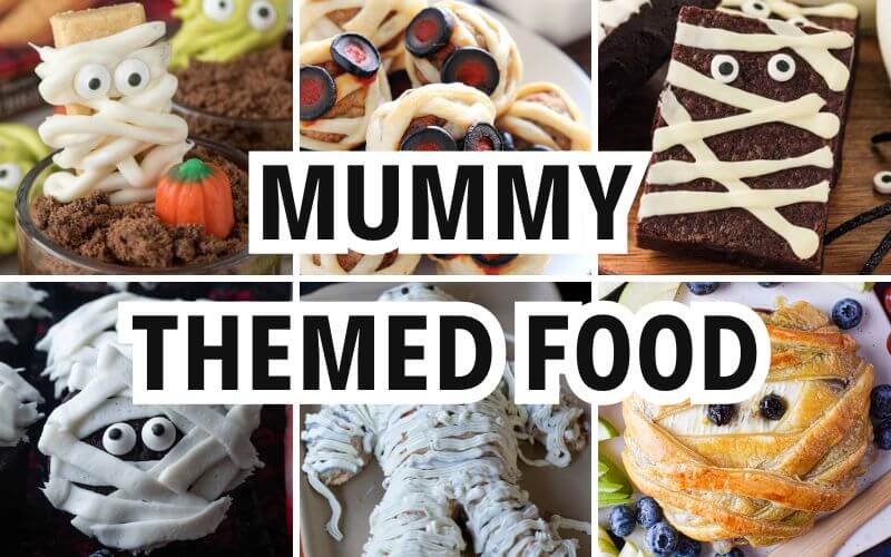 mummy themed food