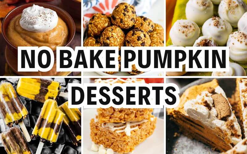no bake pumpkin desserts