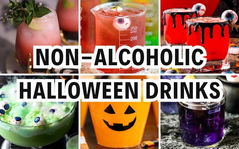 non-alcoholic halloween drinks