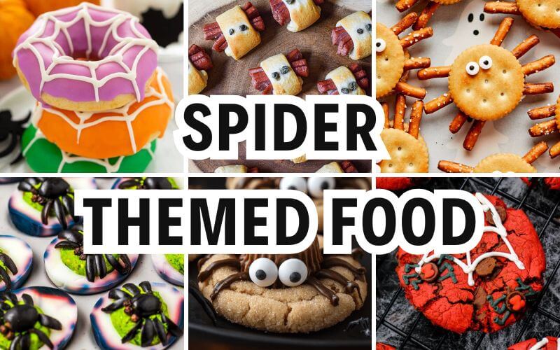 spider themed food