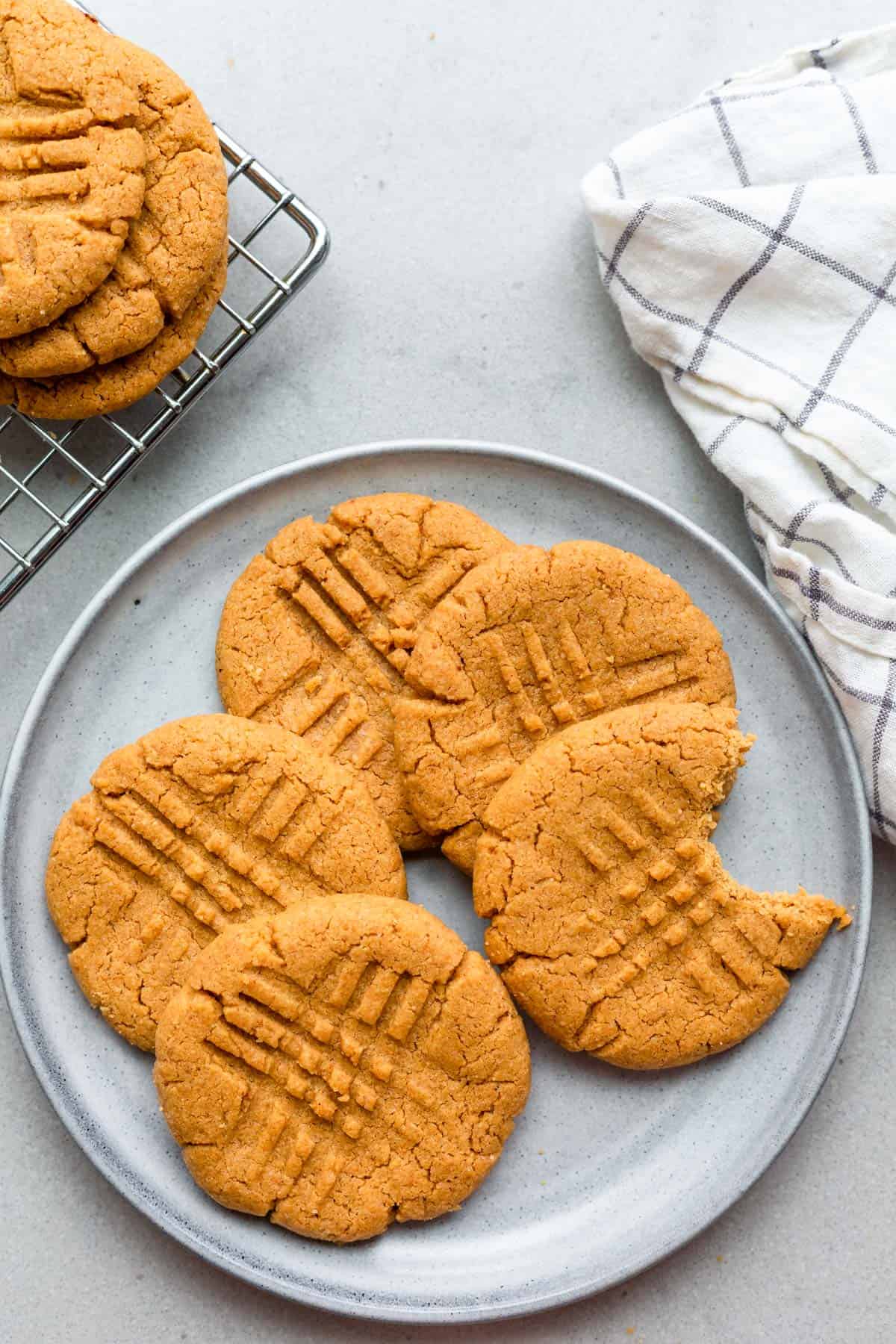 3 Ingredient Peanut Butter Cookies