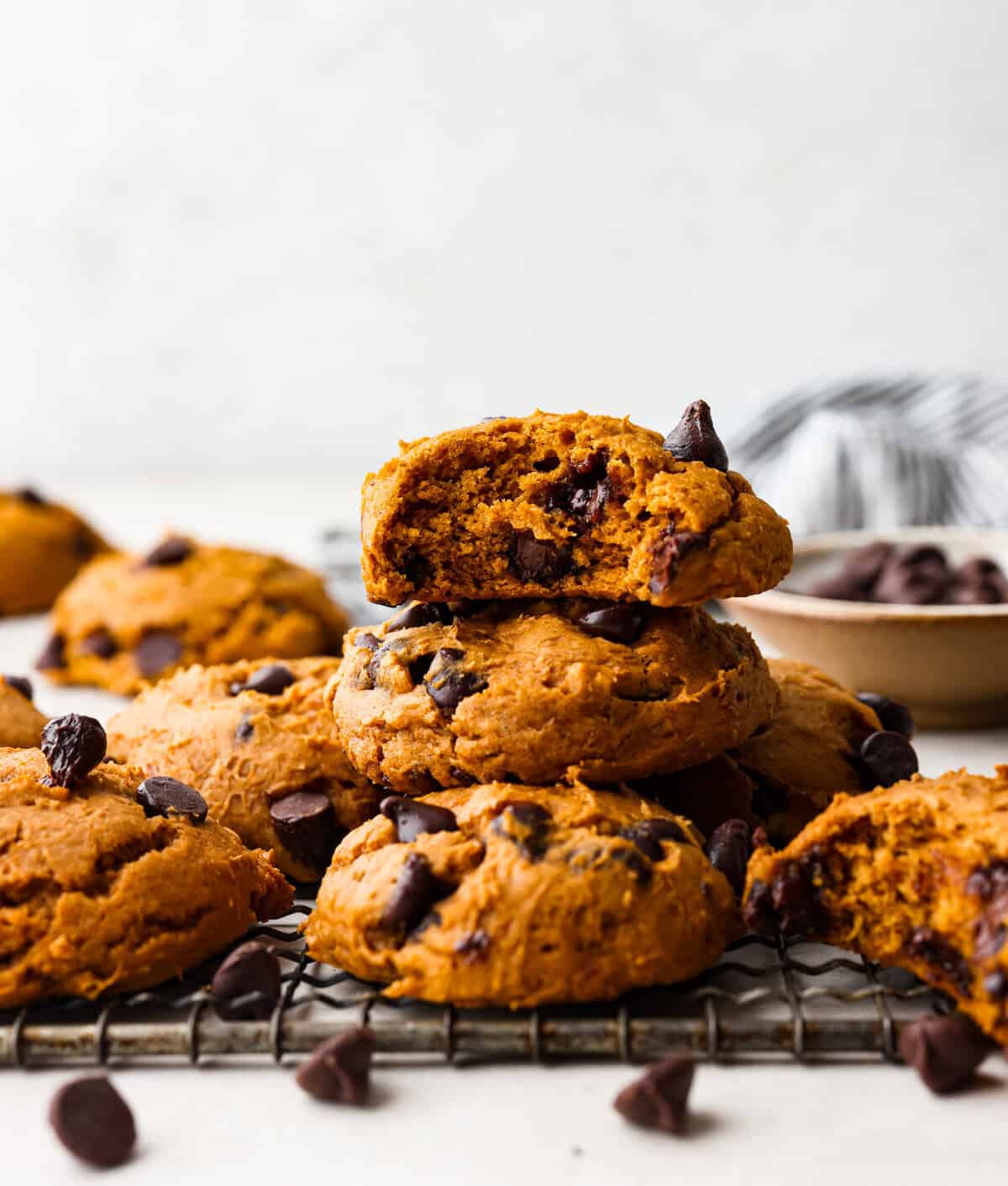 3 Ingredient Pumpkin Chocolate Chip Cookies