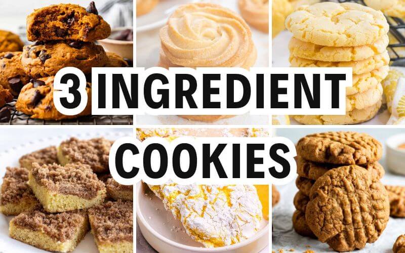 3 ingredient cookies