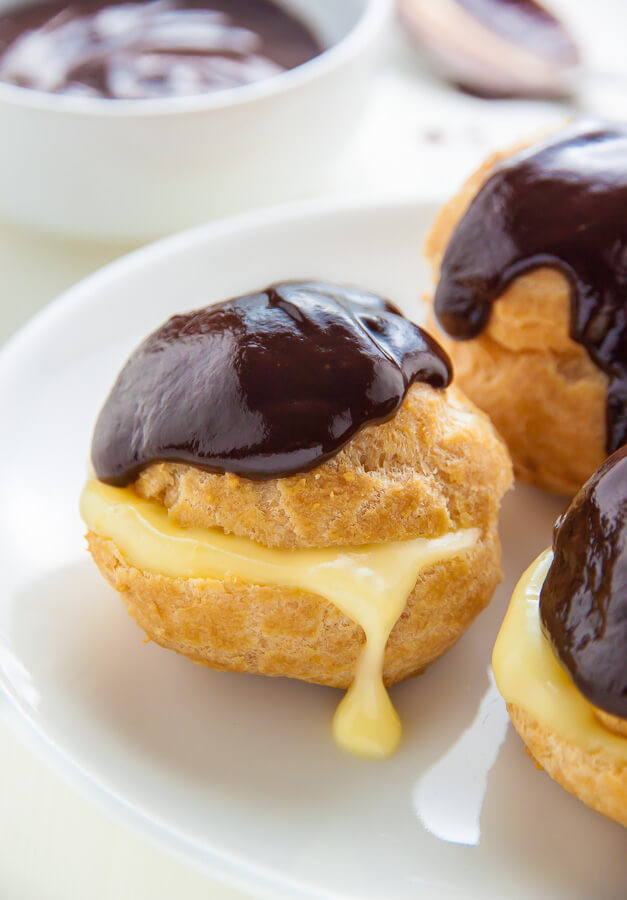 Boston Cream Puffs