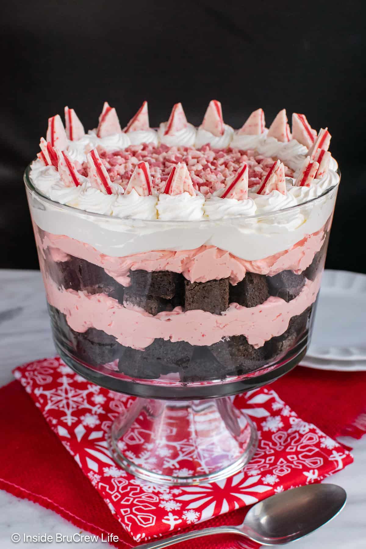 Brownie Peppermint Trifle